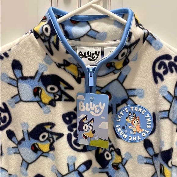 BLUEY Youth Polar Fleece Jacket Size L - Picture 14 of 16